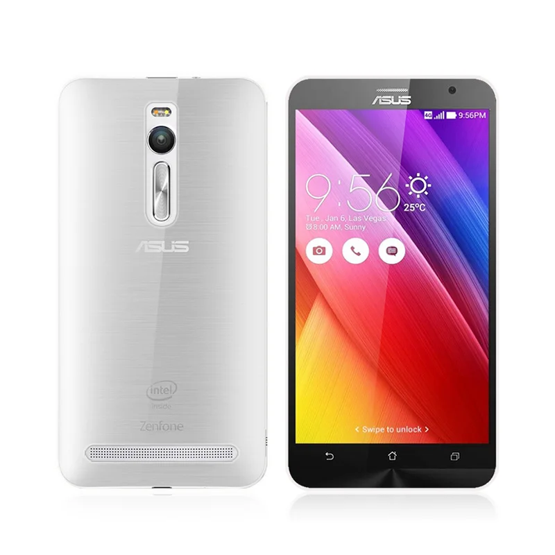 Чехол для ASUS ZenFone 2, ультратонкий ТПУ силиконовый пластиковый чехол на заднюю панель, чехол для телефона, корпус для ASUS ZenFone 2 ZE551ML 5,5 дюймов - Цвет: ZE551ML Clear