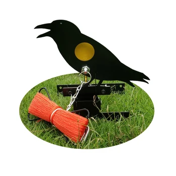 

Knock-down Raven Airgun Field Target with 4 Bullseye Rings Automatic Reset Shooting Target for Paintball Lead Pellets Shooting