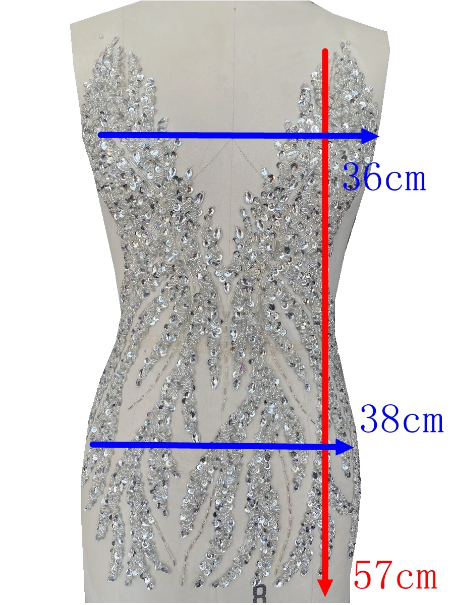 シェイプド・ペヨーテステッチで作るモチーフアクセサリー WEBEEDY 4個 2サイズ ヒトデ ラインストーン ビーズパッチ 星に縫い付ける 刺繍パッチ 3D装飾パッチアップリケ 服 ドレ