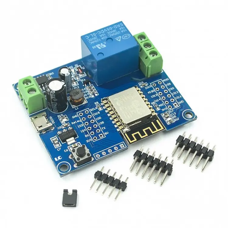 DC5-80V источник питания ESP8266 WiFi одноканальный релейный модуль ESP-12F плата разработки
