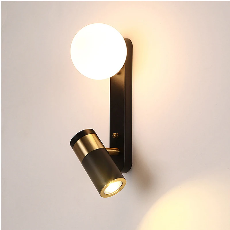 

Nordic wall lamp modern bedroom living room balcony bedside hotel creativity simple fashion multifunctional