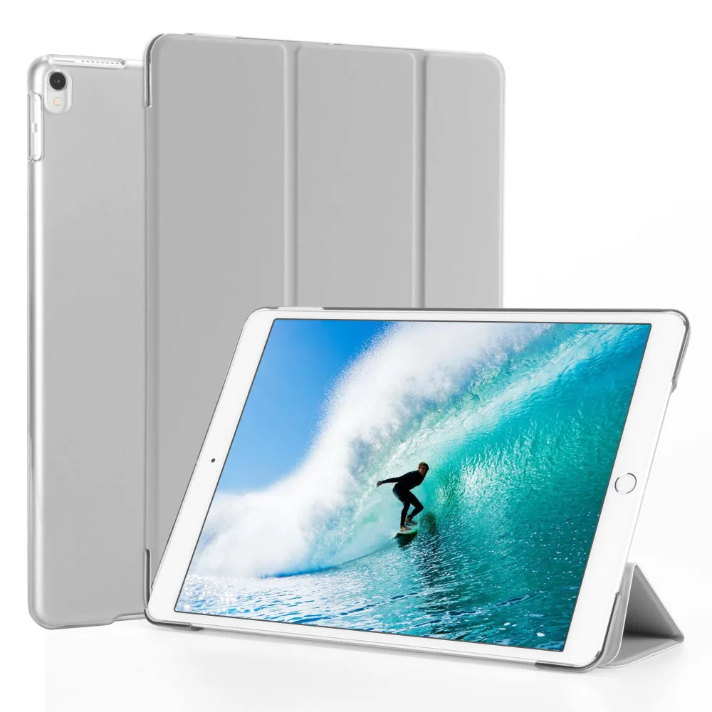 Для iPad 9,7 чехол, из искусственной кожи+ Мягкий ТПУ силиконовый трехслойный Стенд смарт-чехол для iPad 9,7