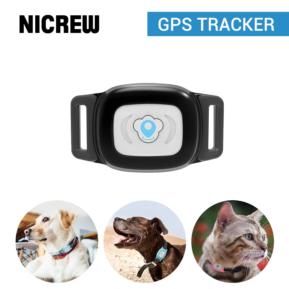 GPS трекер NICREW для собак и кошек локатор домашних питомцев устройство