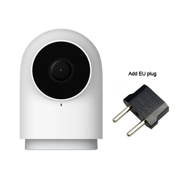 Add EU plug Aqara 1080P умная камера G2 концентратор шлюзы издание Zigbee связь IP Wi-Fi беспроводная облачная Домашняя безопасность умные устройства - Цвет: Add EU plug