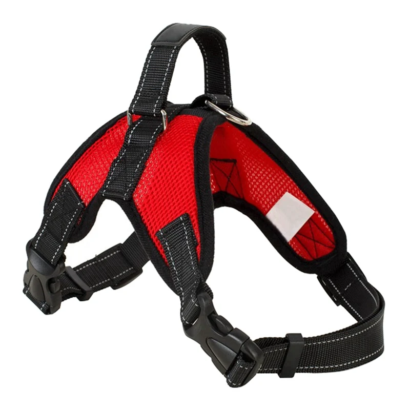 Nylon Heavy Duty Dog Pet Harness Collar Adjustable Padded Extra Big Large Medium Small Dog