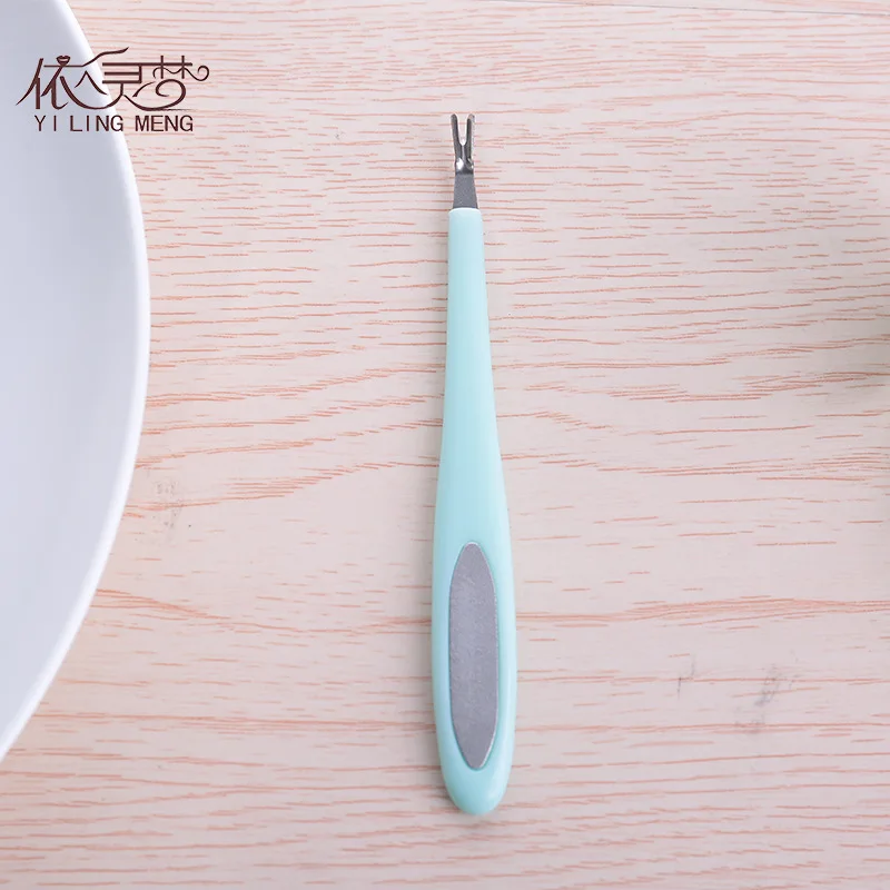 Yi ling Dream Stainless Steel si pi cha with Polishing Strip Dead Skin Remover Exfoliation Tool Manicure Stingy Wholesale L812