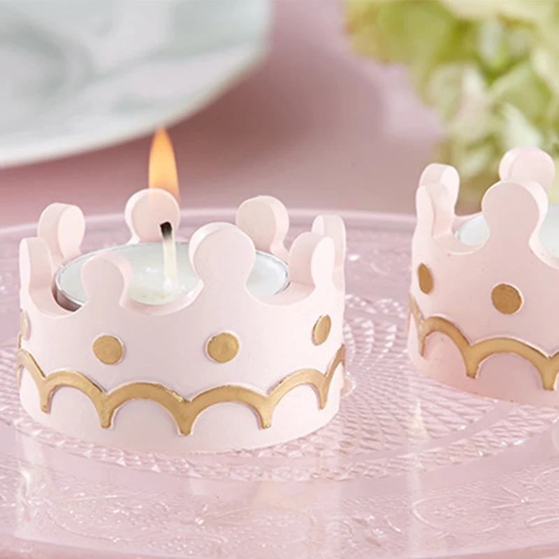 20 шт. маленькая принцесса Корона Короткий держатель свечей девушка Вечеринка предложение Свадьба День рождения подарок для гостя