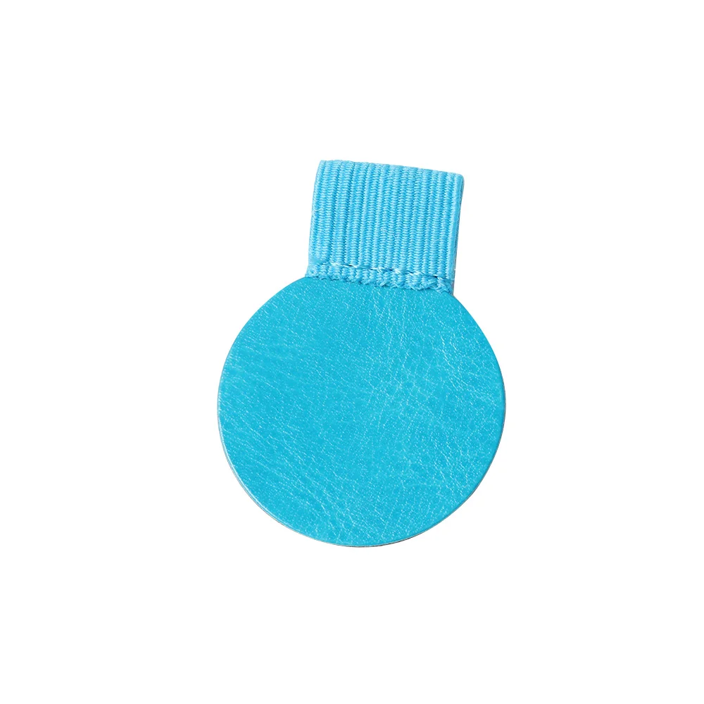 Sky Blue Type 2 4 шт./компл. разноцветная ручка зажимы самоклеящаяся ручка держатель карандаш эластичная петля кожа самоклеящаяся офисные Тетрадь аксессуары - Цвет: Sky Blue Type 2