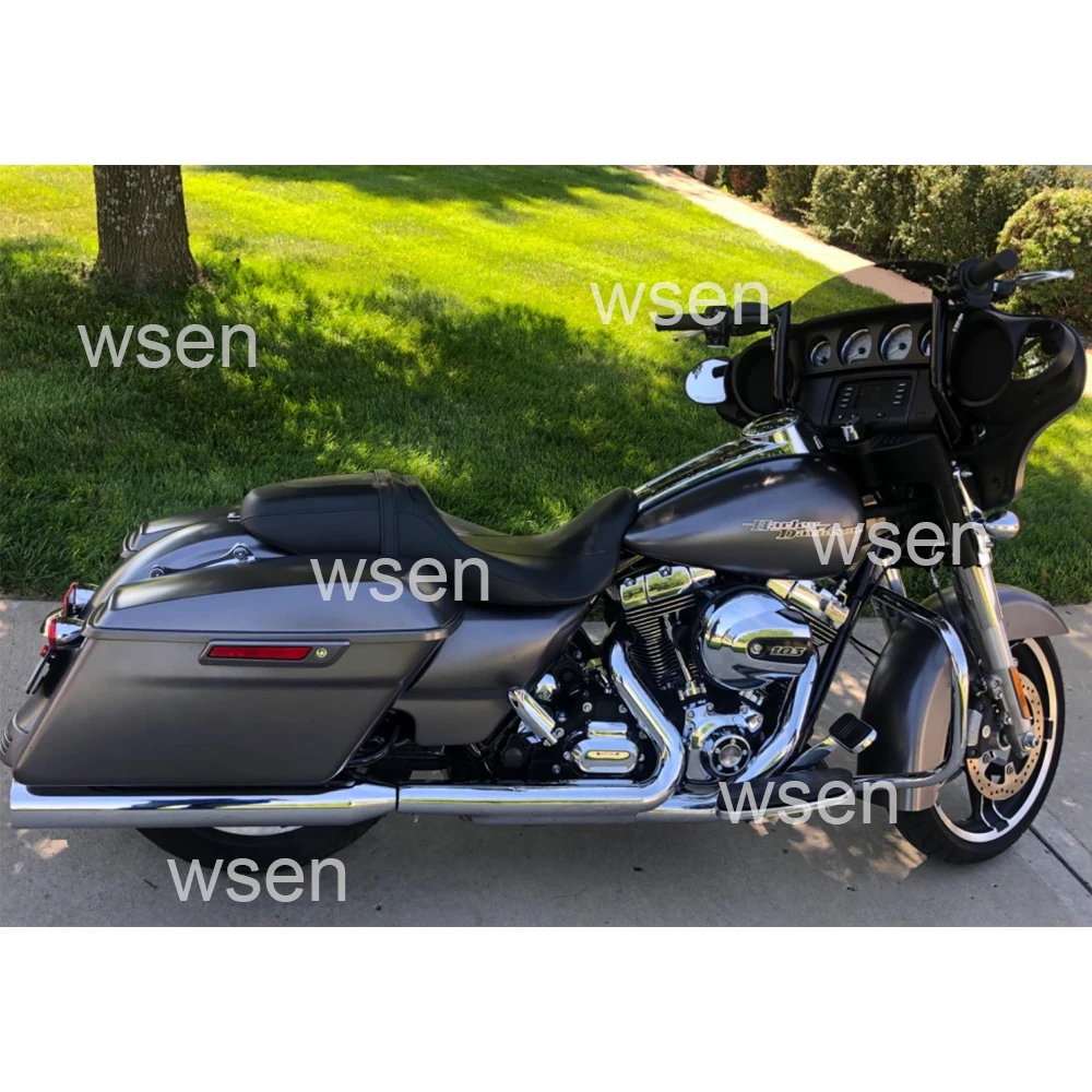 Глянцевая черная ручка 1" Rise 1 1/4" для Harley Davidson Sportster XL 1200 883 Softail Dyna Touring Road Glide& King Models