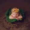 Newborn Photography Props Chunky Burlap Layer Net Hessian Jute Backdrop Blanket Mat Baby Blanket For Photo Shoot Accessories 6