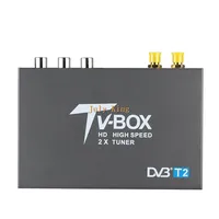 Двойная антенна DVB-T2 Автомобильный цифровой HD-приемник, DVB-T2 Приемник ТВ-тюнер Поддержка 160 км/ч MPEG-1 / -2 / -4, декодер H.264 — изображение 3