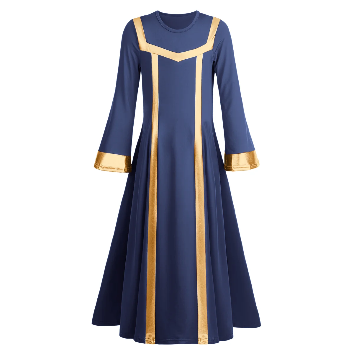 navy blue Балетное платье для танцев; платье для девочек; детское Плиссированное Платье для танцев; литургическое платье для детей; платье для танцев - Цвет: navy blue