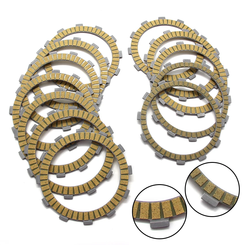

Clutch Friction Plates Steel Plate Disc Springs For Kawasaki ZX1200 Ninja ZX-12R 2001 2002-2006 OEM:13088-1140 2 13088-1131 10