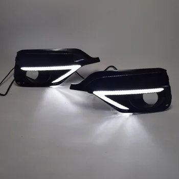

Suitable for Fit RS Honda Jazzgk5 Modified Fog Lights LED Daytime Running Lamp with Steering RS Daytime Running Lamp
