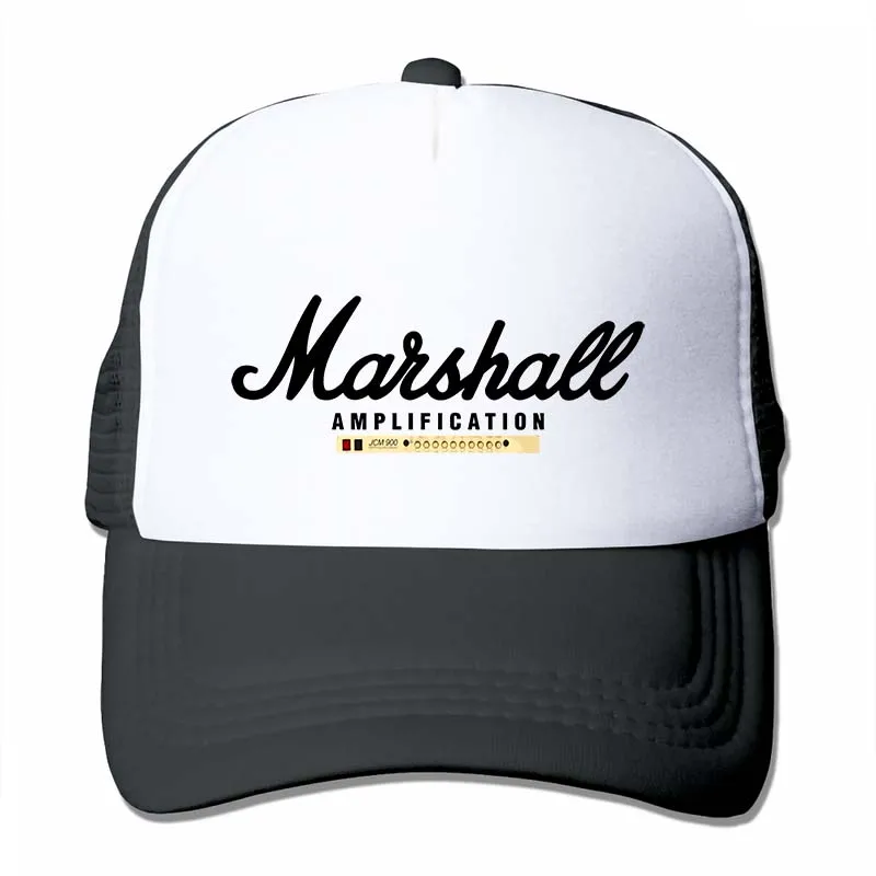 Комбоусилитель Marshall бейсболка для мужчин и женщин Кепка для водителя грузовика модная Регулируемая Кепка - Цвет: 4-Black