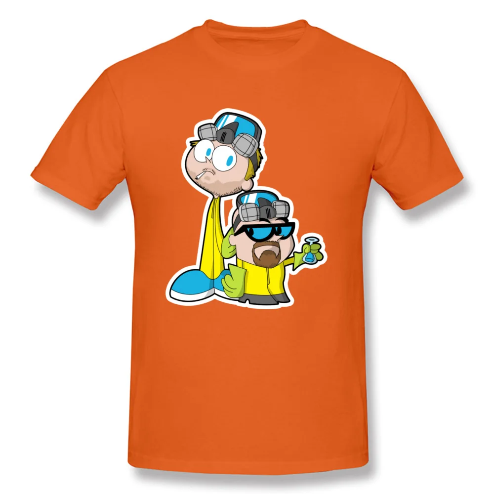 Breaking_Dexter_5066 Fall 100% Cotton Round Neck Tees Short Sleeve Casual T-shirts Dominant Casual T Shirt Top Quality Breaking_Dexter_5066 orange