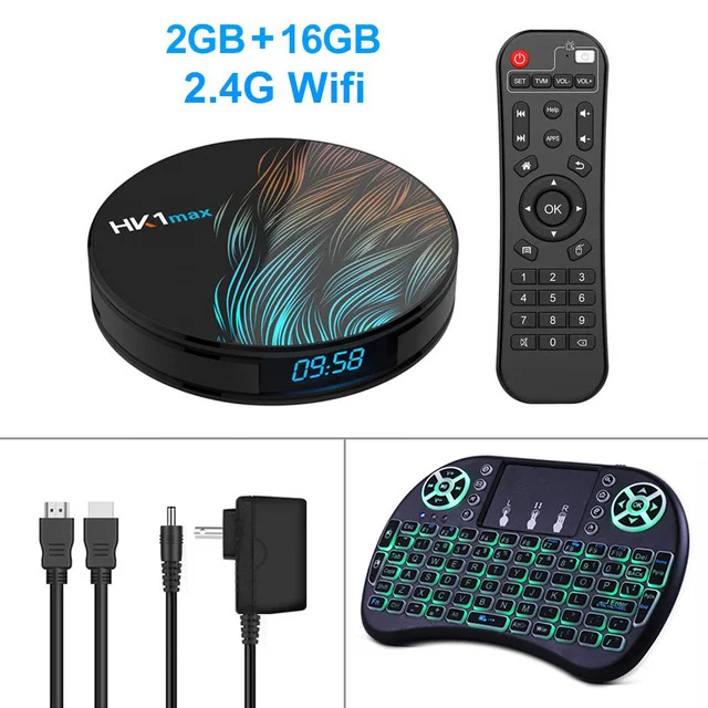 Smart tv Box Android 9,0 4 Гб 64 ГБ 32 ГБ RK3318 Bluetooth 4K Wifi Netflix медиаплеер 2GB16GB Android 9 телеприставка - Цвет: WIth keyboard