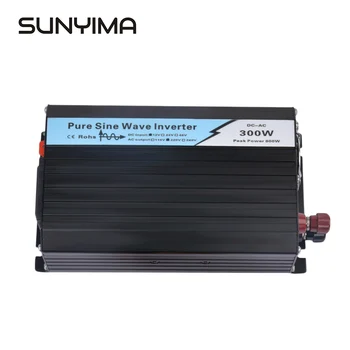

SUNYIMA 1Pc 300W Pure Sine Wave Solar Power Inverter DC 12V/24V To AC 220V 50HZ OFF Grid Inverter For Solar System Car Invertor