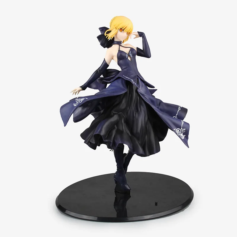 22 см японское аниме фигурка Fate Stay Night Zero Black Saber Arturia Pendragon Ver ПВХ Модель Коллекция