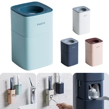 

Household Toothpaste Squeezer Automatic Vacuum Pump Wall-mounted Automatic Squeezer Bathroom Lazy Necessary Tools