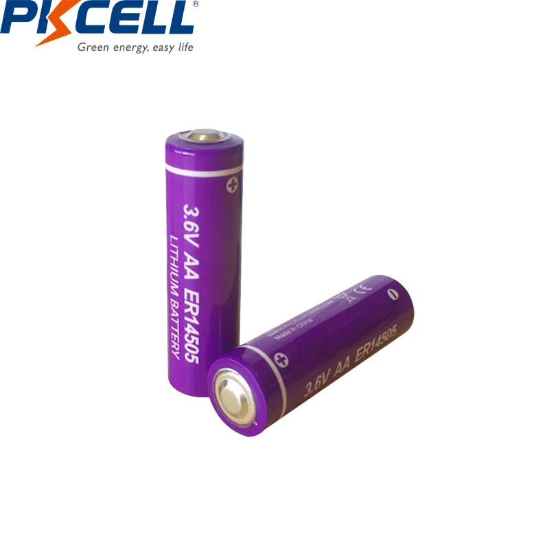 4 шт. PKCELL 3 6 В ER14505 14505 2400 мАч AA LiSCLO2 батареи высшего качества LR6 R6P 1 5 для GPS трек