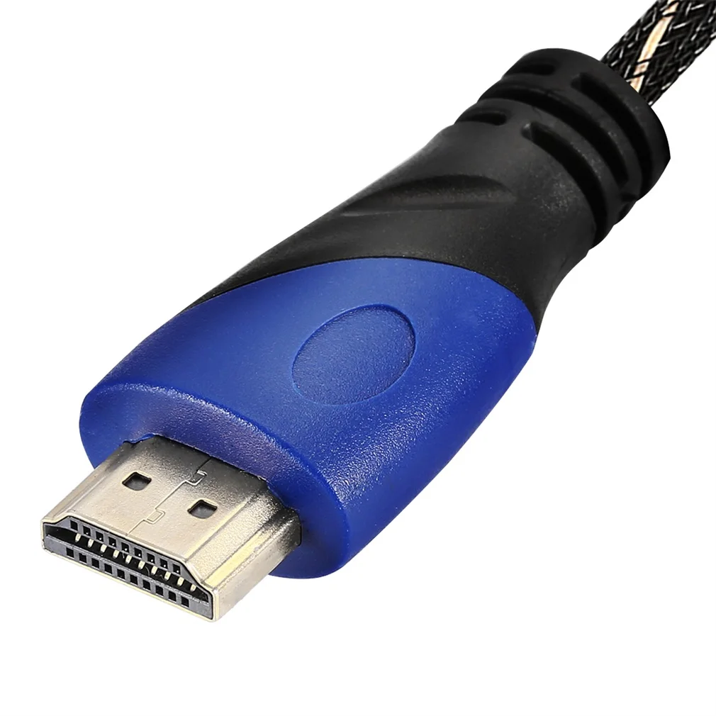 LESHP сине-черный 2/3/10 м прочный Портативный высокое Скорость HDMI кабель с Ethernet поддерживает 3D и реверсивным звуковым каналом