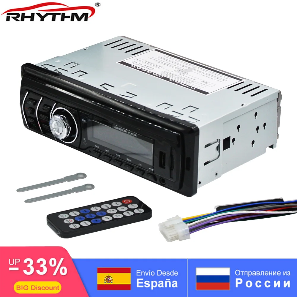 

Universal Bluetooth 12V 1DIN Car Radio Stereo MP3 Player Digital FM Audio Music USB AUX SD Auto Electronics In-Dash autoradio
