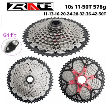 Zracing 10 speed 11-50T 11-42T 11-46T кассета 10s 20s 30s Freewheel для горного велосипеда части K7 XT SLX XO X0 X9 X7