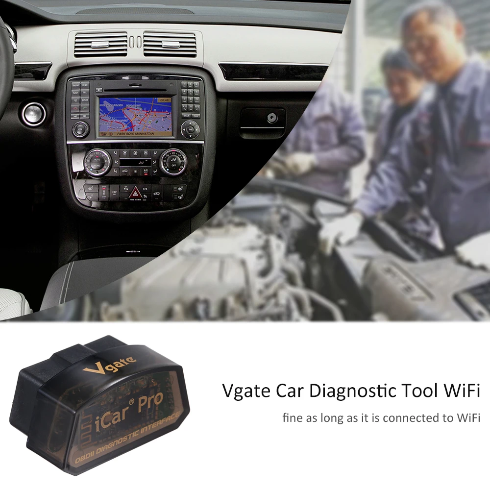 Vgate iCar Pro OBD2 сканер для Android/IOS автомобильный диагностический инструмент pro 3 0 BT 4 WiFi