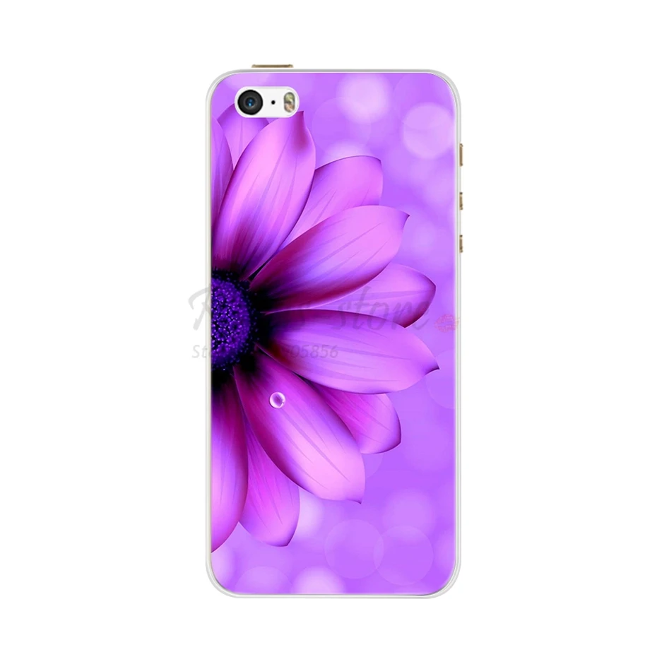 Cute Flower Ultra-Thin Silicone Phone Case - Soft Back Cover