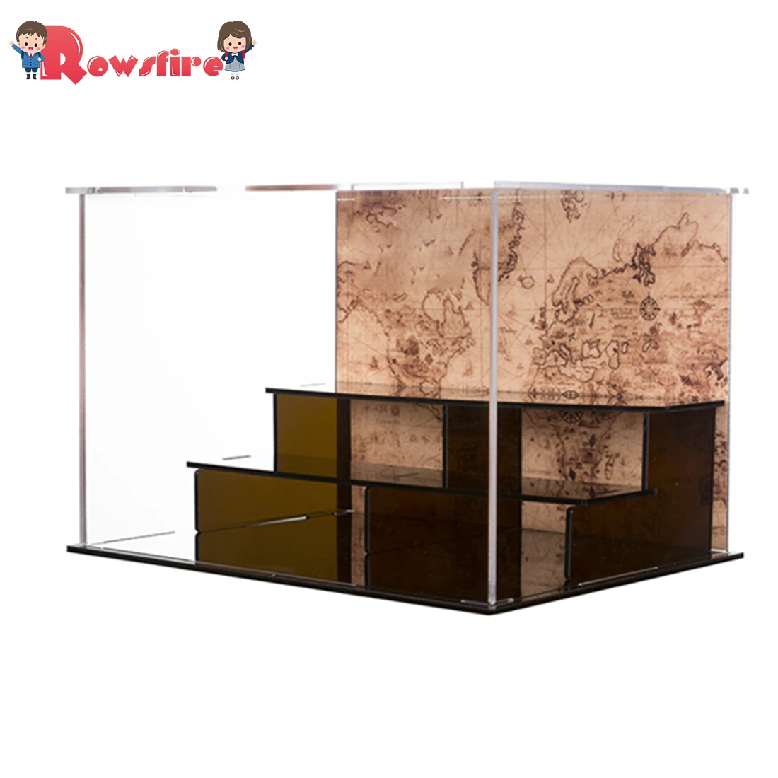 

Acrylic Display Case Countertop Box Stand Dustproof Protection Showcase for Action Figures Toys Collectibles