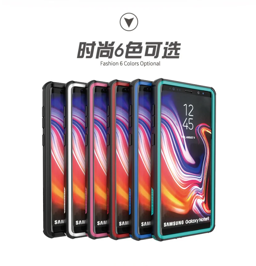 Водонепроницаемый защитный чехол для телефона samsung galaxy A50 A70 A40 A20 Note 8 9 10 S8 S9 S10 plus чехол для телефона r