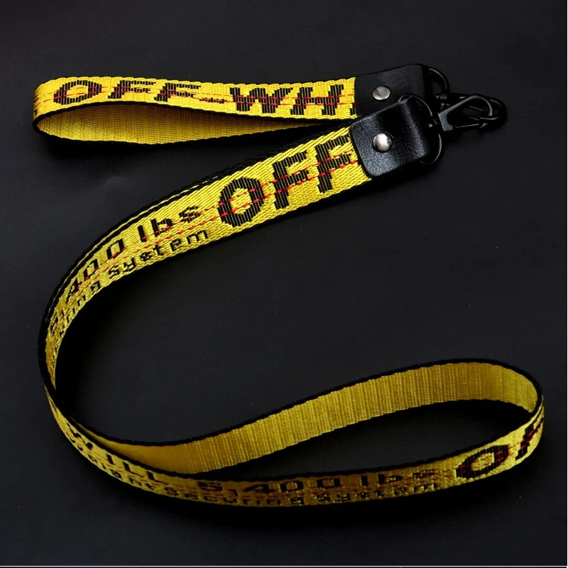 

For off white Long Short Neoprene Braided Neck/Wrsit/Shoulder Strap Lanyard for Camera/Phone/Backpack Metal Quick Release Buckle
