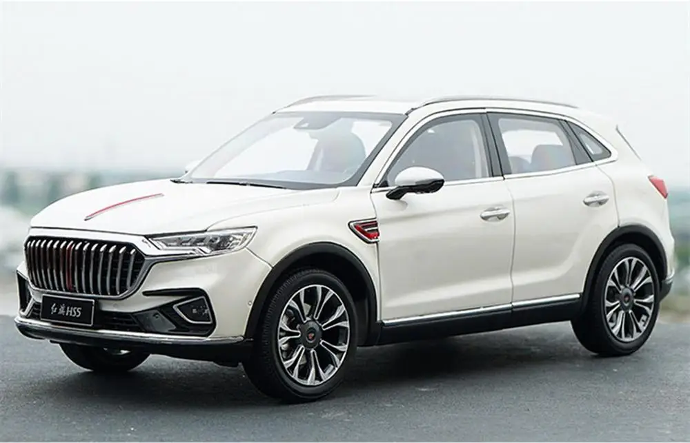 

1/18 Scale HongQi Red Flag HS5 SUV White Diecast Model Car Toy Collection