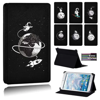 

Astronaut Series Flip Leather Stand Tablet Case Fit Acer Iconia One 7 B1-730 HD/Iconia One 7 B1-(750/760/770/780/790) + Pen