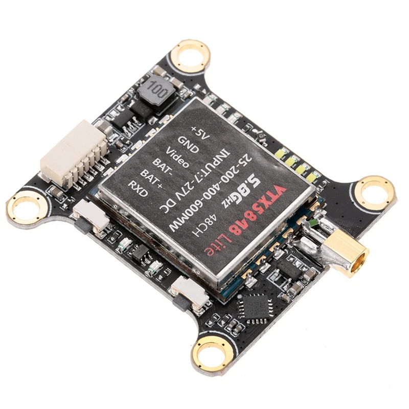Мини VTX5848 LITE 48CH 5,8G 25MW 200MW 400MW 600MW переключаемый передатчик для RC FPV гоночный Дрон Квадрокоптер