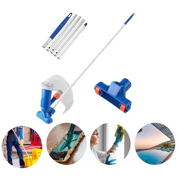 

Pool Cleaner Portable Swimming Pool Pond Fountain Vacuum Brush Cleaner Cleaning Tool Outdoor Hot Tubs Accessories Garden Supplie