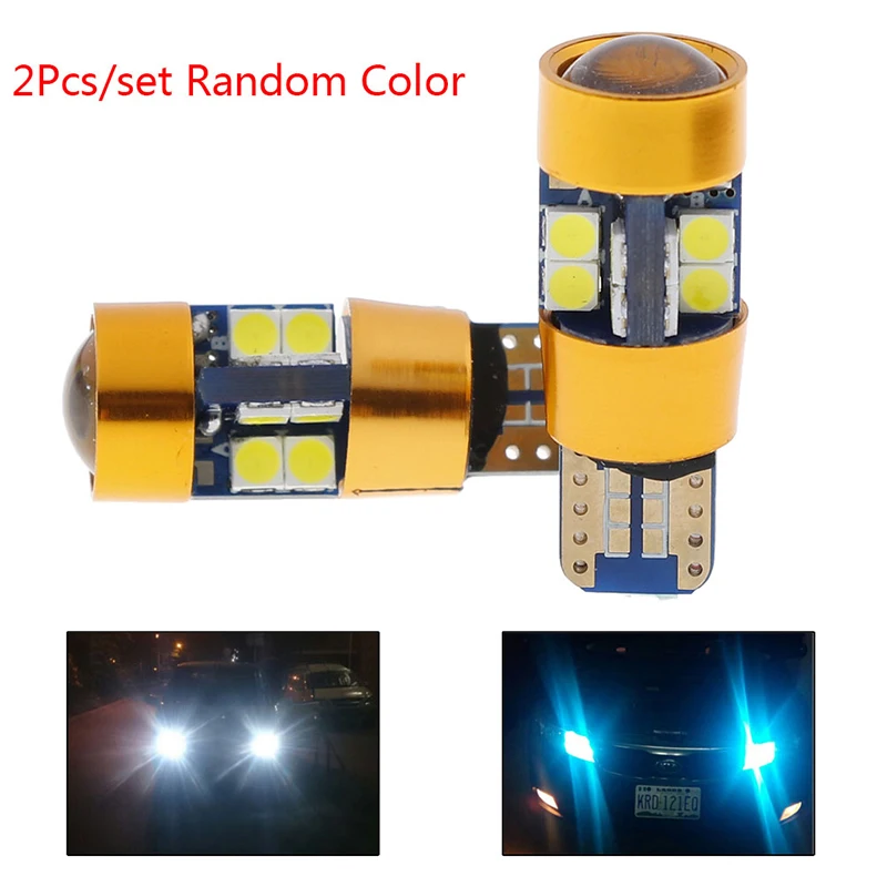 2x Янтарный T10 15 Вт 3030 19SMD Canbus Error Free светодиодный подсветка лампы|Сигнальная лампа|
