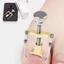 Нержавеющая сталь педикюр лечение вросших ногтей Корректор для педикюра Уход за ногтями на ногах инструменты Onyxis Bunion коррекция инструмент LJ21