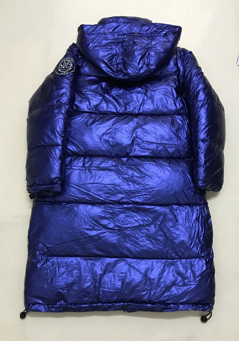 Thick Parka Coat Long Winter Jacket Women Hood Fur Plus Size Female Lady Warm Outerwear Puffer Quilted Shining Stylish Hat