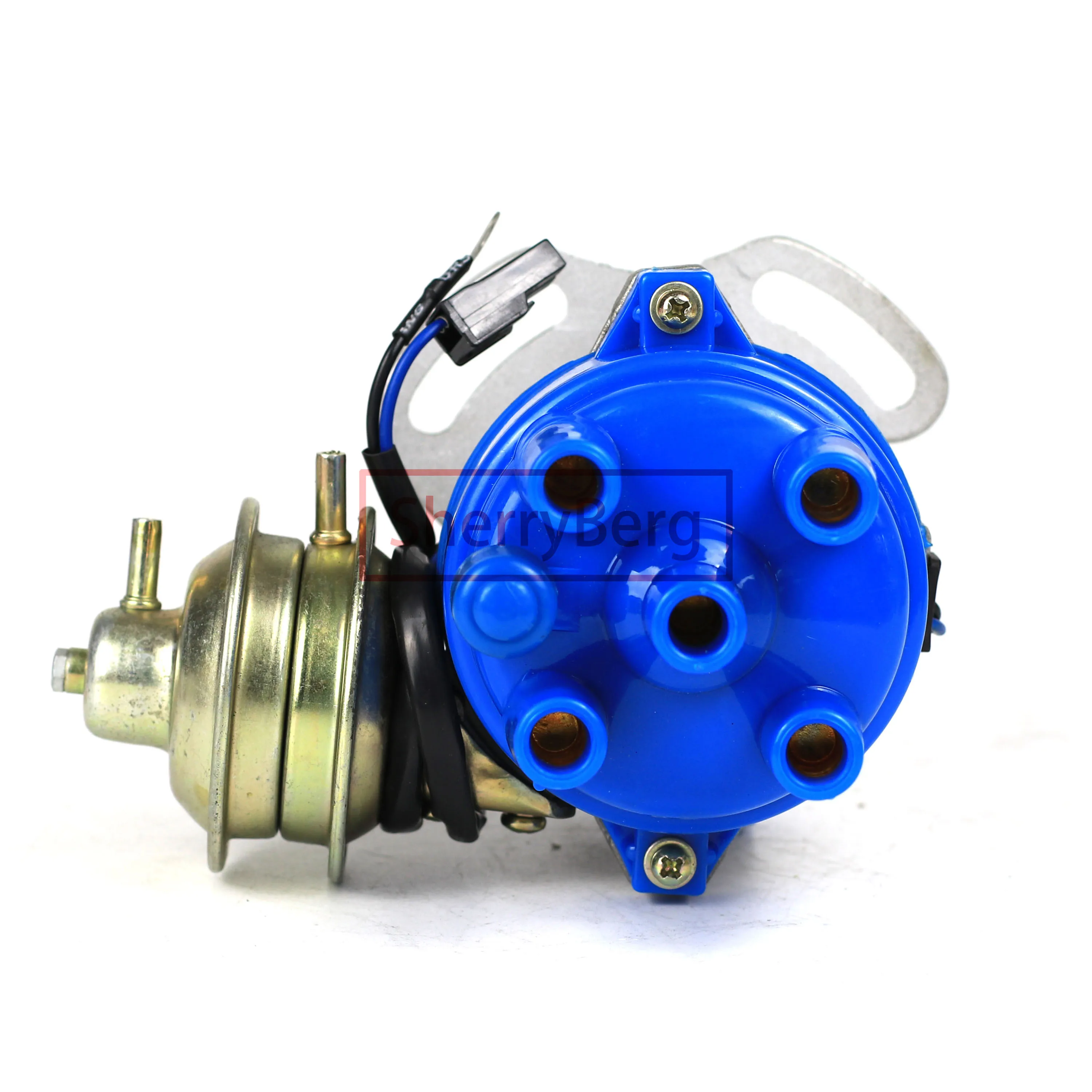 SherryBerg Complete Distributor for Kia Pride Mazda Kk150-18-200a for Mazda B3 1.3 1.6 Ford Laser 1.3 12N.011/021.093 Blue Cap