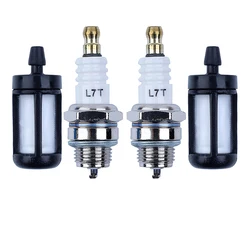 2 set/lote Combustível Filtro Spark Plug Kit Para STIHL MS170 MS180 MS210 MS230 MS250 018 017 021 023 025 026 Replacmenet Motosserra Peças
