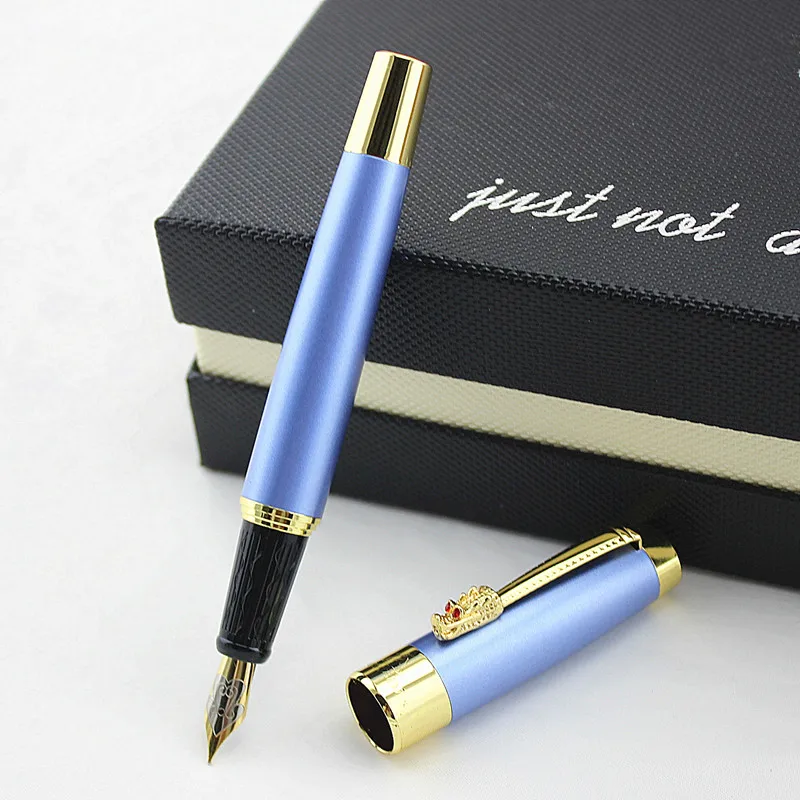 Роскошный Восточный Дракон Дизайн авторучка бренд Бизнес офис подарок чернильные ручки письменные принадлежности канцелярские принадлежности