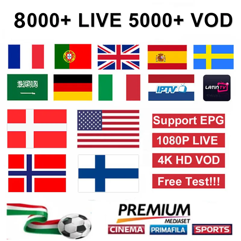 

Free Reseller panel Europe IPTV Subscription M3U 7500+ Live 5000+ VOD Europe IPTV France Germany Portugal Sweden UK Spain IPTV