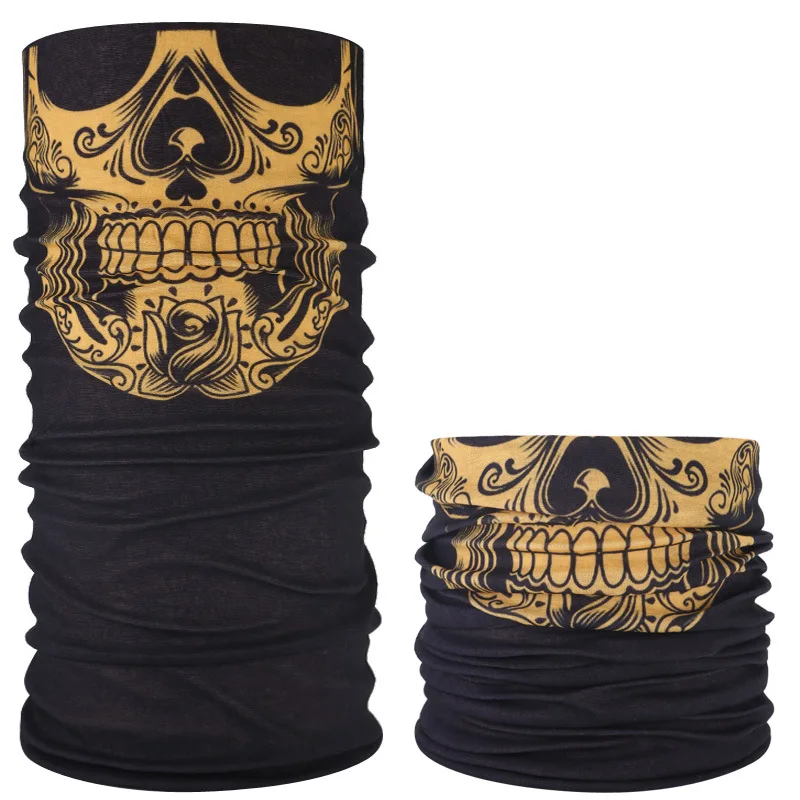 Outdoor Popular Skull Neck Bandanas Ring Multifunctional Seamless Tubular Magic Tube Scarf for Baby Kids Headband Hijab paul smith scarves Scarves