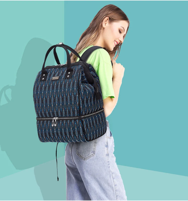 Большой рюкзак для мам и мам с теплоизолированным карманом для бутылочек, сумки для детских подгузников, органайзер для мам, дорожные сумки для подгузников