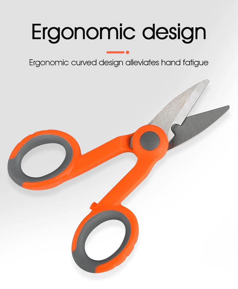 Fiber Optic Tool Aramid Scissors Fibre Stripping Scissors Optical Fiber Hand Too