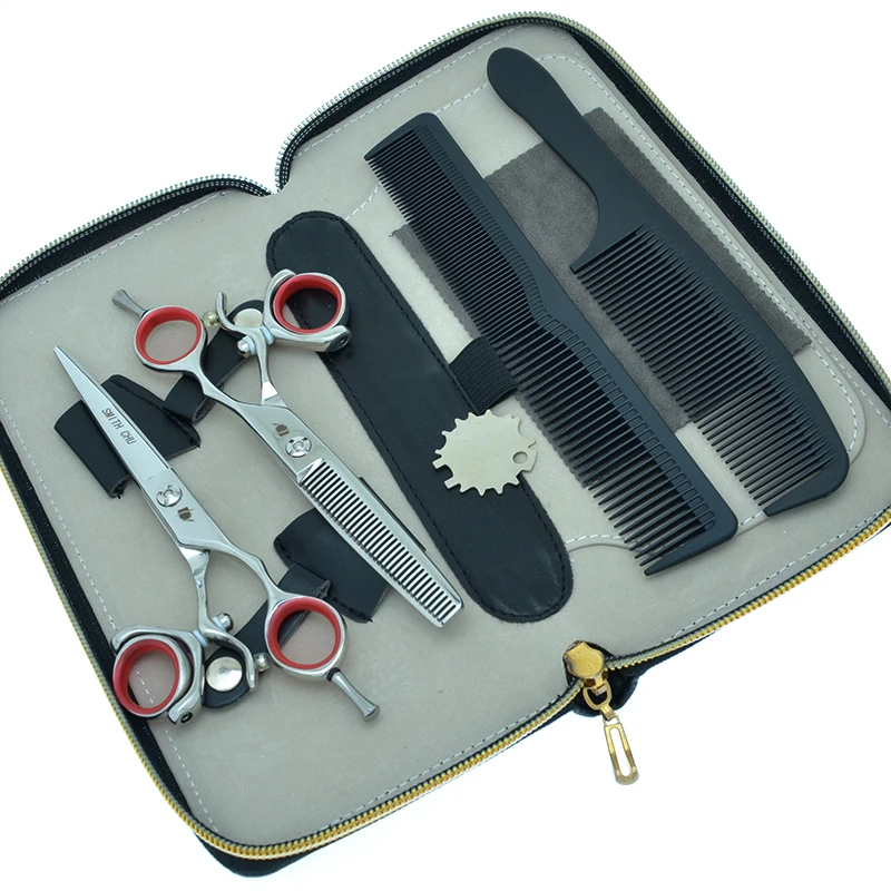 5.5&quot 6.0&quot Smith Chu Barber Cutting Thinning Scissors Stylist Shears 360 Degree Rotation Hair for Salon Hairdresser A0118C | Красота и