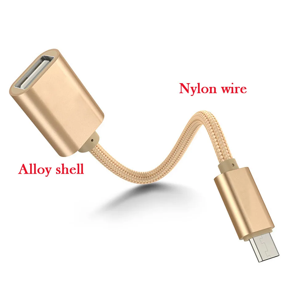 Micro USB OTG кабель адаптер для Xiaomi Redmi Note 5 Micro USB разъем для samsung S6 планшет Android USB 2,0 OTG адаптер