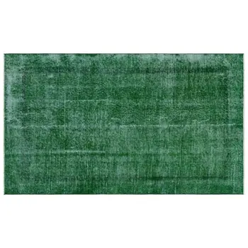 

Handmade Green Vintage Overdyed Turkish Area Rug 112x190 Cm-3'8''X6'3''